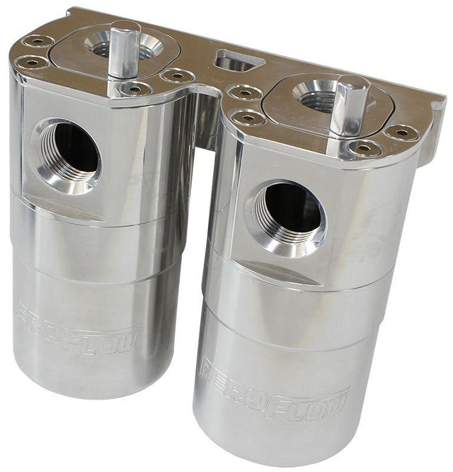 Aeroflow Dual Catch Can -10ORB AF64-4364 - Prolink Performance